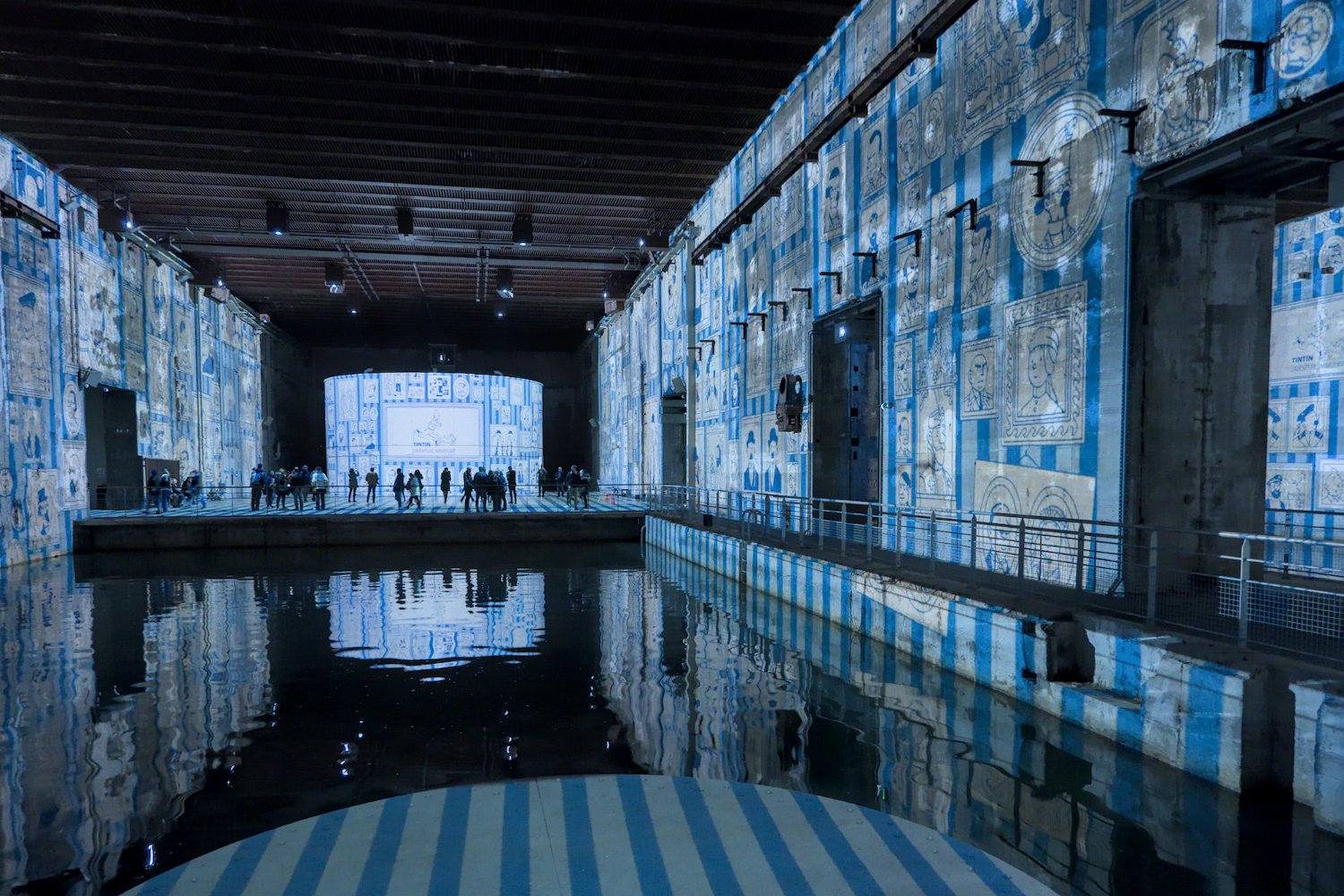 Salle des bassins de lumière