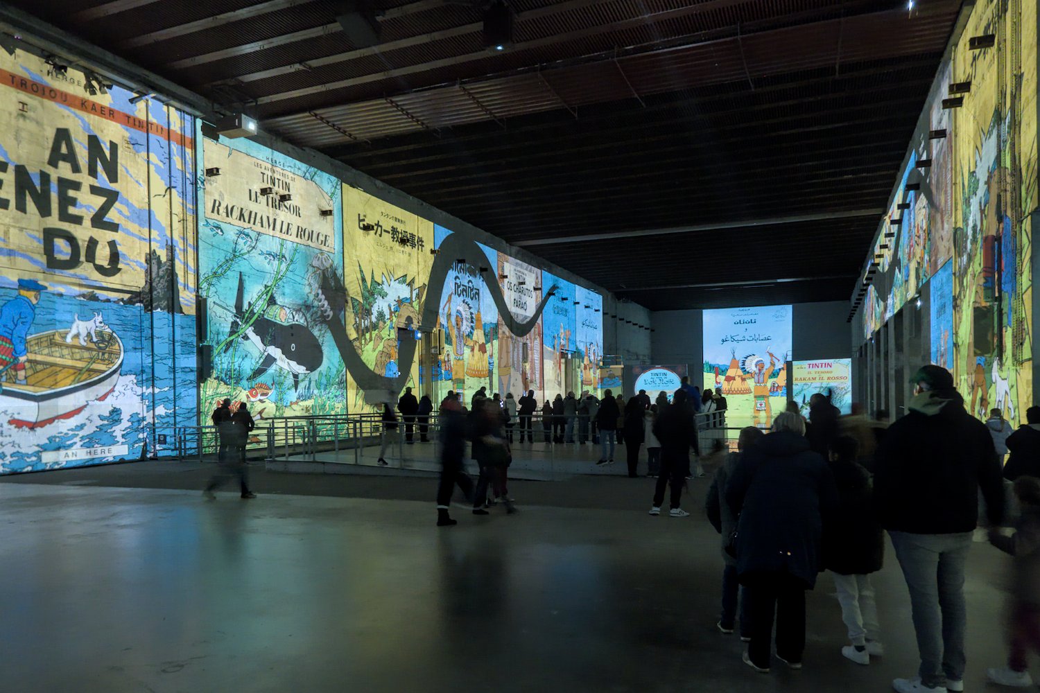 Les couvertures des albums Tintin et Milou