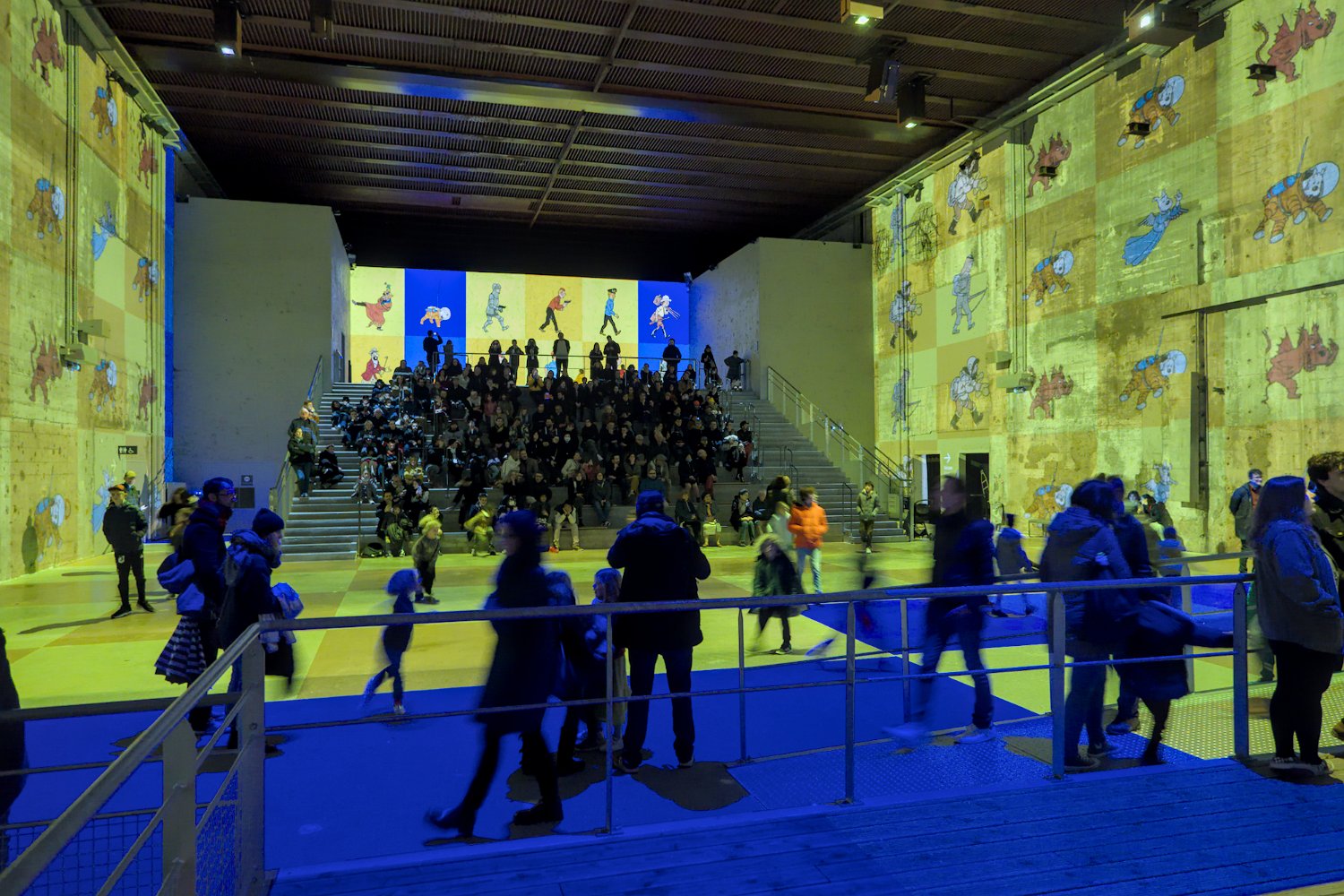 Salle des bassins de lumière